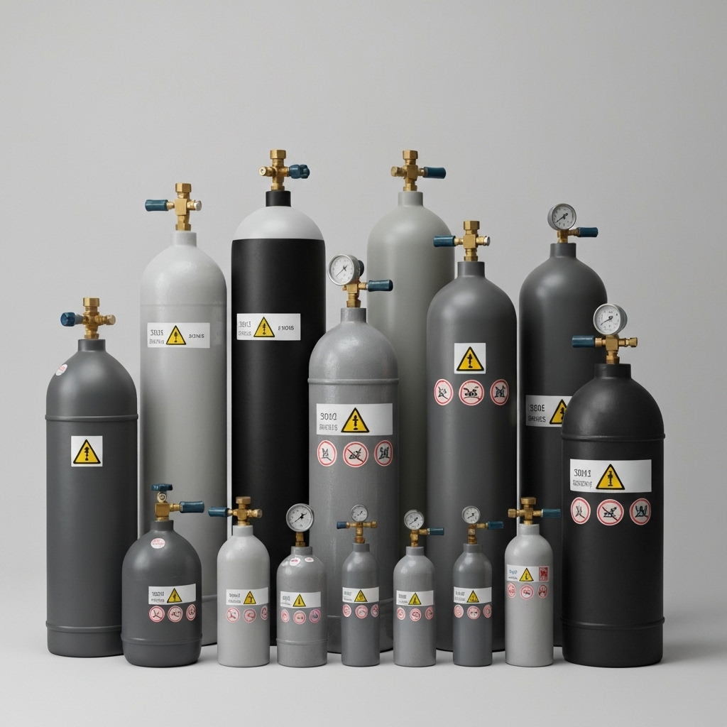 Hanasa-Oxygen gas bottles and equipment